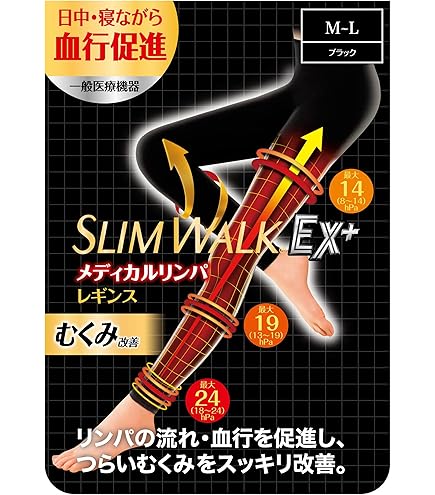 Amazon.co.jp: 夢みるここちのスリムウォーク 美脚 美尻 スパッツ S-M